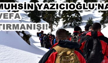 Muhsin Yazıcıoğlu’na VEFA Yürüyüşü!