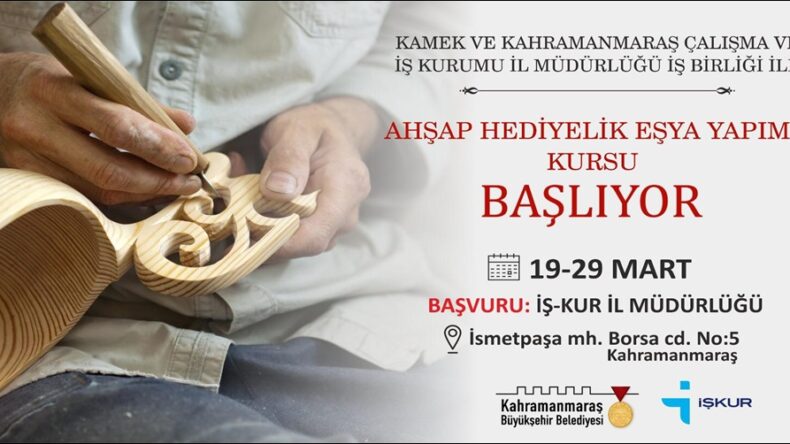 Ahşap Hediyelik Eşya Yapımı Kursu Başlıyor!