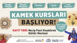 KAMEK Kursları Başlıyor!
