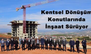 Kentsel Dönüşüm Konutlarında İnşaat Sürüyor