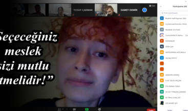 Daşçı; “Seçeceğiniz meslek sizi mutlu etmelidir!”