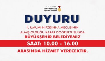 Mesai Saatlerine Düzenleme!