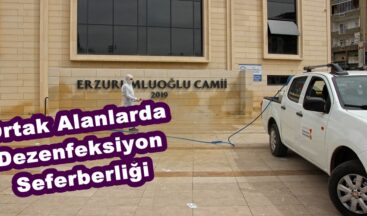 Ortak Alanlarda Dezenfeksiyon Seferberliği