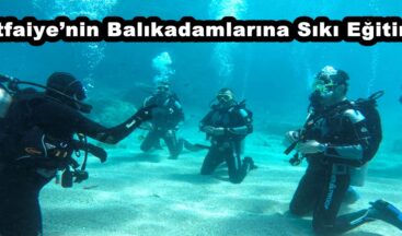 İtfaiye’nin Balıkadamlarına Sıkı Eğitim
