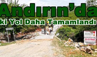 Andırın’da İki Yol Daha Tamamlandı.