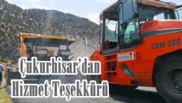 Çukurhisar’dan Hizmet Teşekkürü!