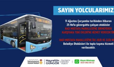 Üç Otobüs Hattında Değişiklik!