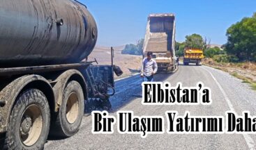 Elbistan’a Bir Ulaşım Yatırımı Daha!