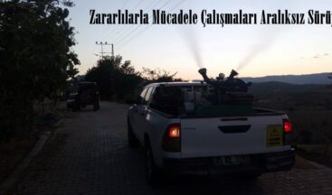 Zararlılarla Mücadele Çalışmaları Aralıksız Sürüyor!