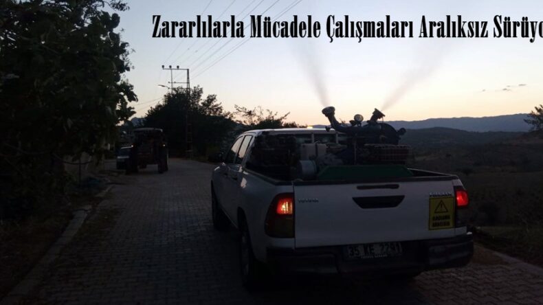 Zararlılarla Mücadele Çalışmaları Aralıksız Sürüyor!
