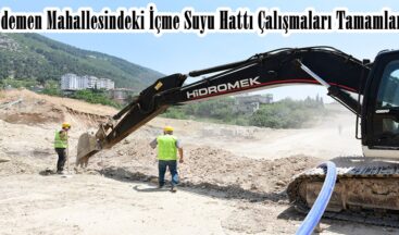 Gedemen Mahallesindeki İçme Suyu Hattı Çalışmaları Tamamlandı!