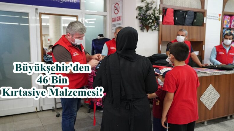 Büyükşehir’den 46 Bin Kırtasiye Malzemesi!