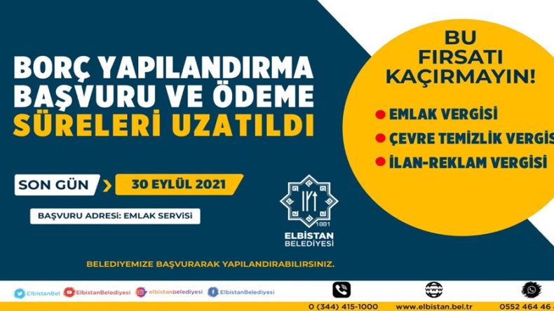 Borç yapılandırma başvuru ve ödeme süreleri uzatıldı!