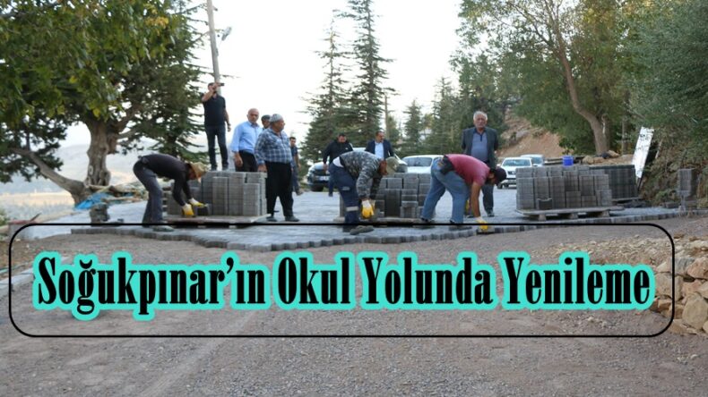 Soğukpınar’ın Okul Yolunda Yenileme!