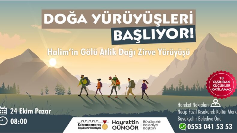 Doğa Yürüyüşleri’nde Yeni Rota Atlik Dağı Zirvesi!