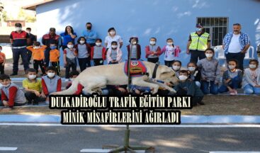 DULKADİROĞLU TRAFİK EĞİTİM PARKI MİNİK MİSAFİRLERİNİ AĞIRLADI