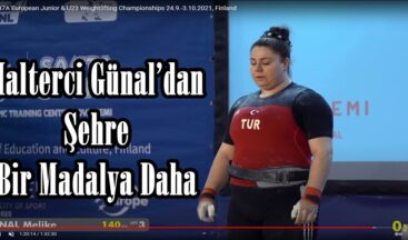 Halterci Günal’dan Şehre Bir Madalya Daha!