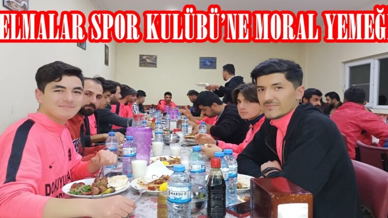 ELMALAR SPOR KULÜBÜ’NE MORAL YEMEĞİ.
