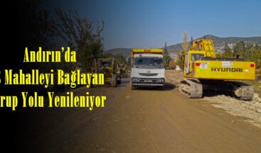 Andırın’da 8 Mahalleyi Bağlayan Grup Yolu Yenileniyor.