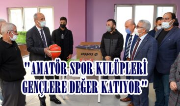 AMATÖR SPOR KULÜPLERİ GENÇLERE DEĞER KATIYOR.