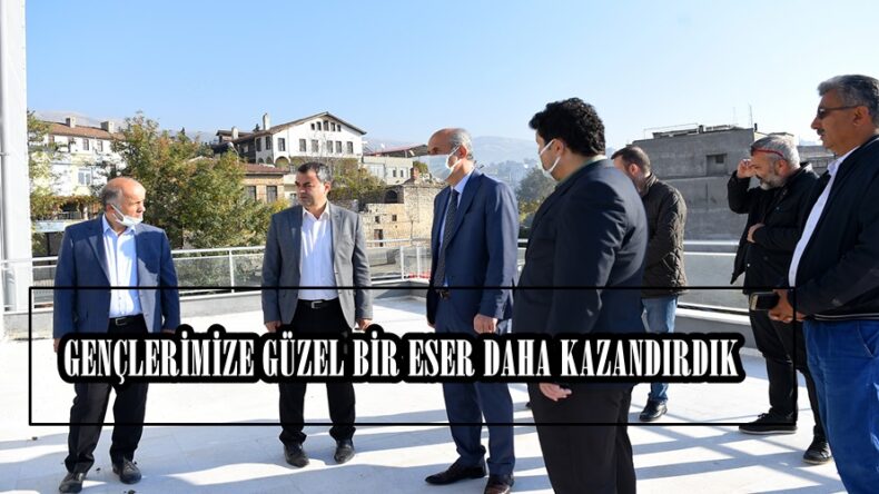 GENÇLERİMİZE GÜZEL BİR ESER DAHA KAZANDIRDIK.