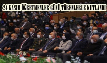 24 KASIM ÖĞRETMENLER GÜNÜ TÖRENLERLE KUTLANDI.