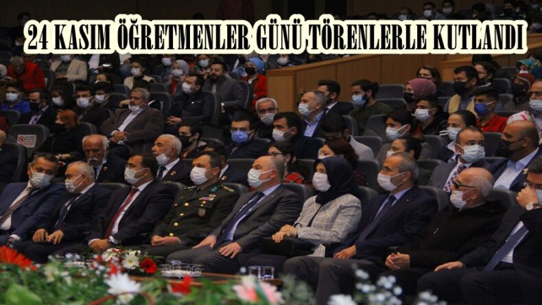 24 KASIM ÖĞRETMENLER GÜNÜ TÖRENLERLE KUTLANDI.