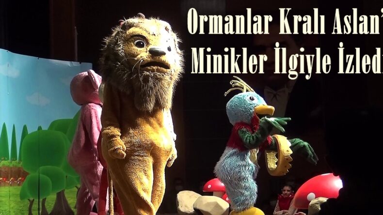 Ormanlar Kralı Aslan’ı Minikler İlgiyle İzledi.