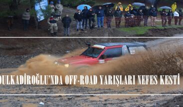 DULKADİROĞLU’NDA OFF-ROAD YARIŞLARI NEFES KESTİ.