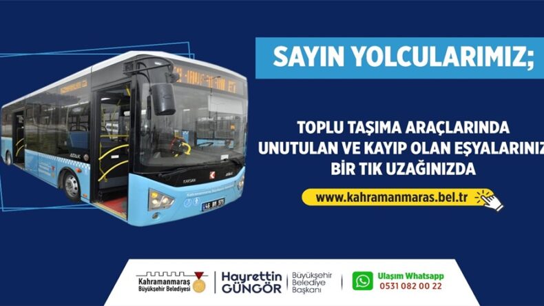 Kayıp Eşya Bürosu Vatandaşların Hizmetine Girdi.