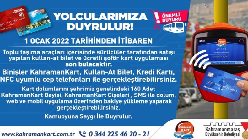 Yolculara Önemli Duyuru!