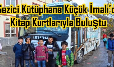 Gezici Kütüphane Küçük İmalı’da Kitap Kurtlarıyla Buluştu.