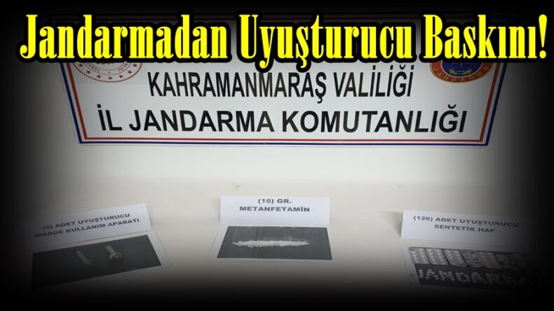 Jandarmadan Uyuşturucu Baskını!