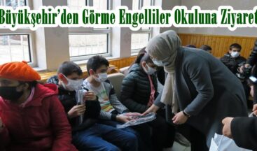Büyükşehir’den Görme Engelliler Okuluna Ziyaret.