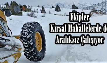 Ekipler Kırsal Mahallelerde de Aralıksız Çalışıyor.