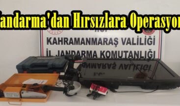 Jandarma’dan Hırsızlara Operasyon!