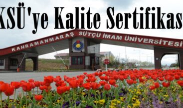 KSÜ’ye Kalite Sertifikası!