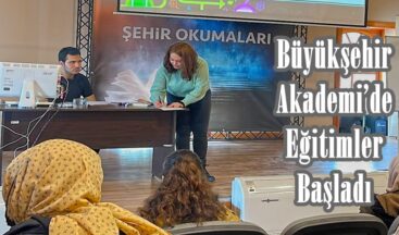 Büyükşehir Akademi’de Eğitimler Başladı.