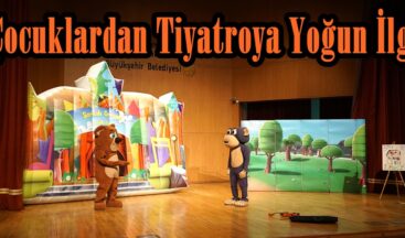 Çocuklardan Tiyatroya Yoğun İlgi.