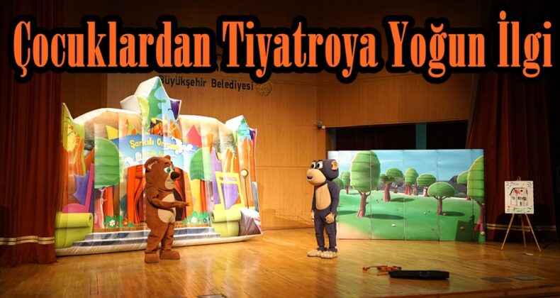 Çocuklardan Tiyatroya Yoğun İlgi.