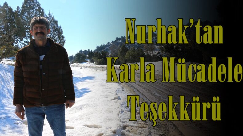 Nurhak’tan Karla Mücadele Teşekkürü.