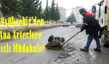 Büyükşehir’den Ana Arterlere Hızlı Müdahale.