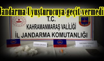 Jandarma Uyuşturucuya geçit vermedi.