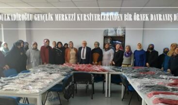 KURSİYERLERDEN BİR ÖRNEK DAVRANIŞ DAHA!
