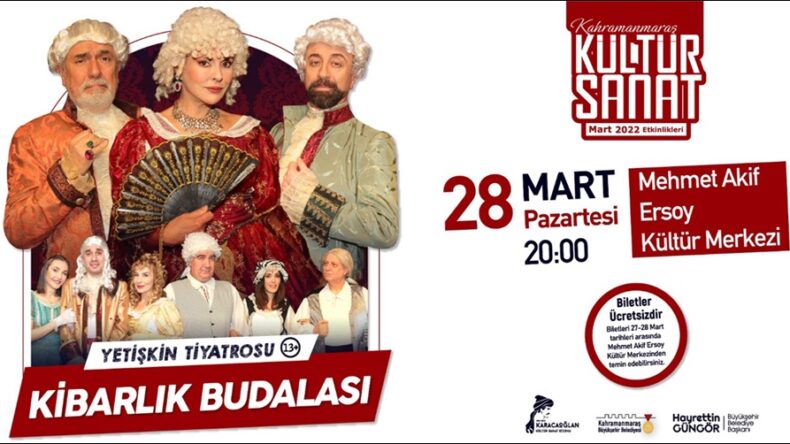 ‘Kibarlık Budalası’ Tiyatroseverlerle Buluşacak.