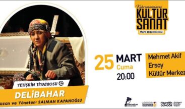 ‘Delibahar’ Tiyatroseverlerle Buluşacak.