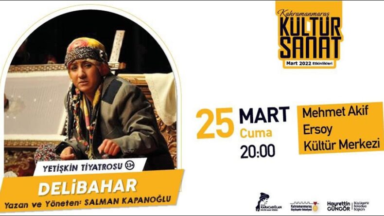 ‘Delibahar’ Tiyatroseverlerle Buluşacak.