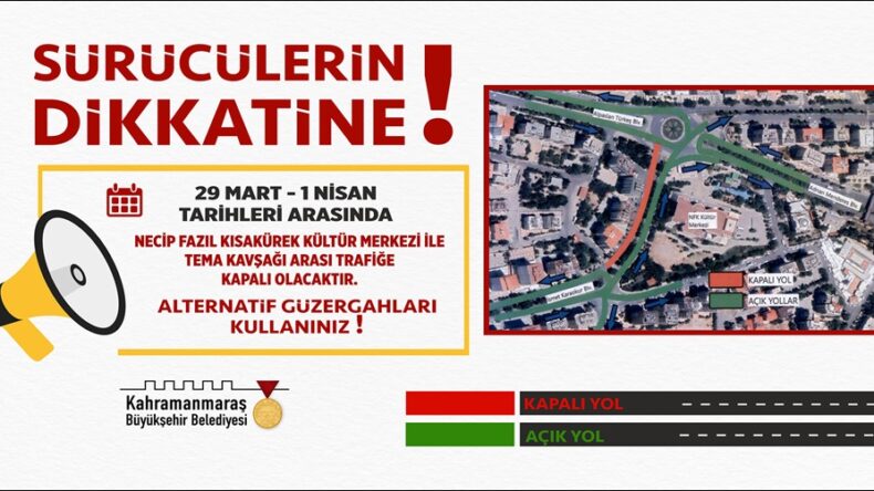 Büyükşehir’den Sürücülere Uyarı!