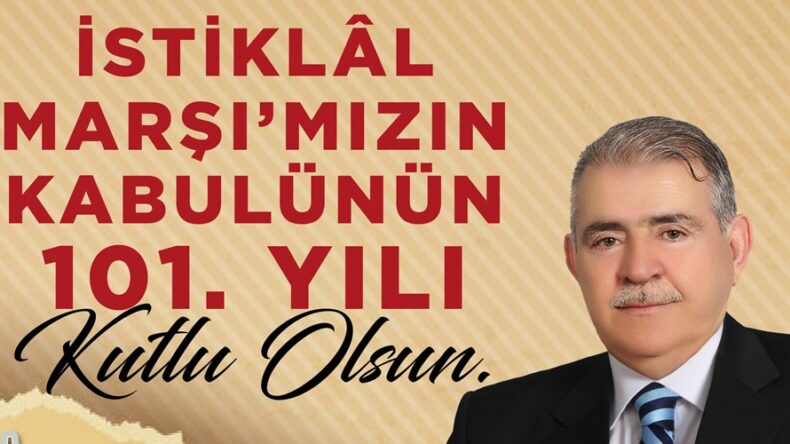 Başkan Mahçiçek’ten 12 Mart mesajı.