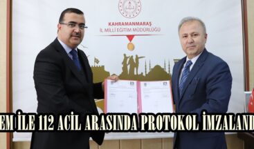 MEM İLE 112 ACİL ARASINDA PROTOKOL İMZALANDI!